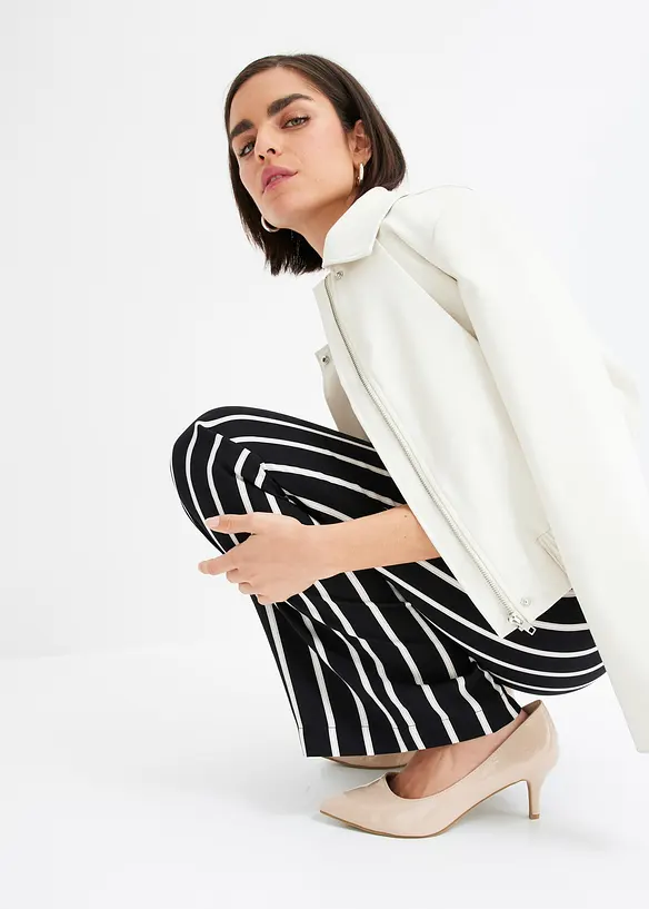 Pantaloni con elastico in vita, bonprix