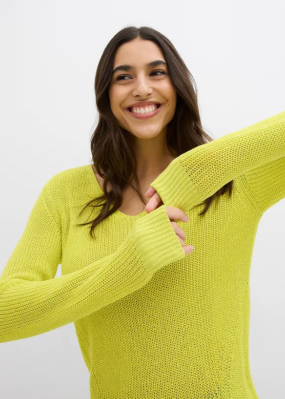 Abito di maglia in misto viscosa fluente, bonprix