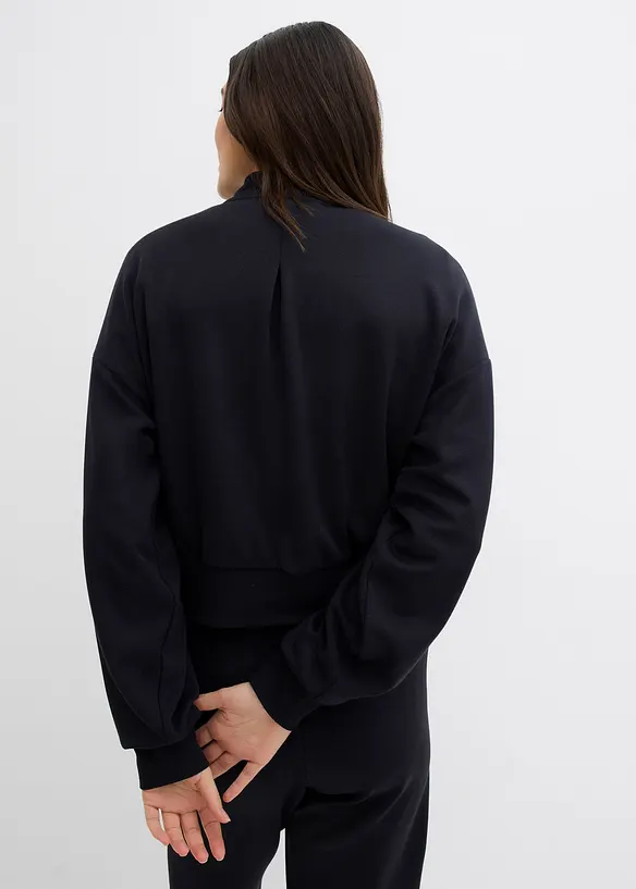 Bomber in felpa con viscosa, bonprix