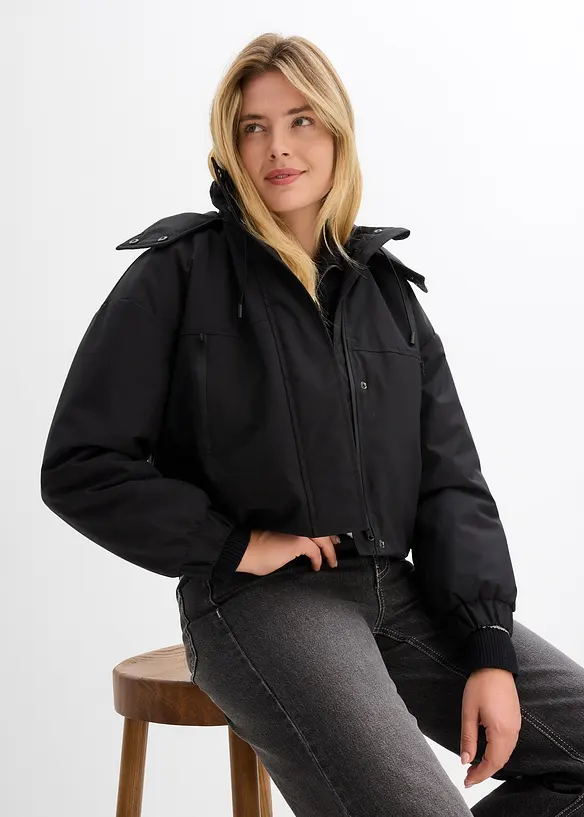 Giacca outdoor corta, idrorepellente, bonprix