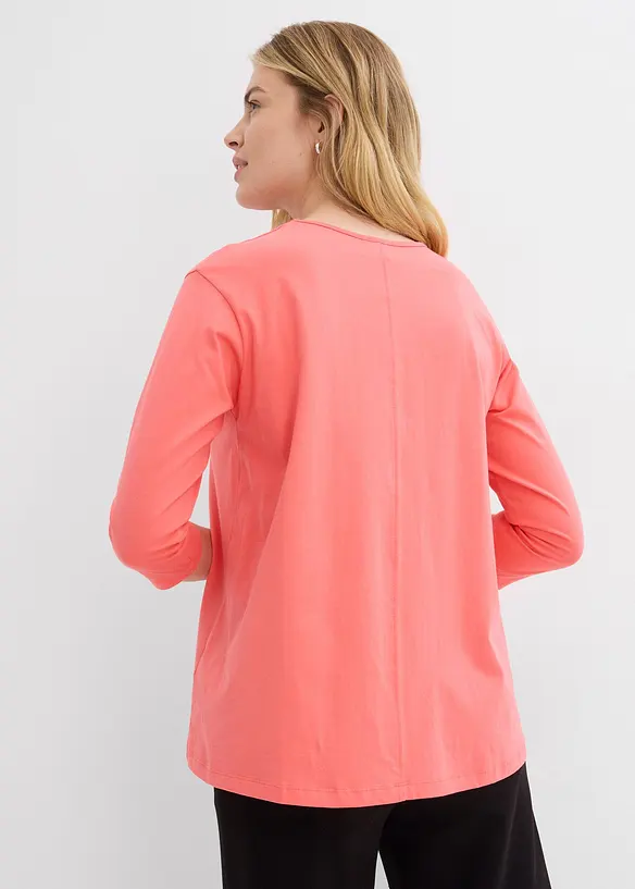 Maglia boxy in cotone biologico, bonprix