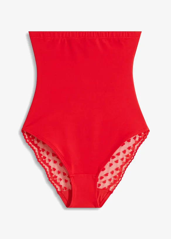 Mutandine Modellanti A Vita Alta In Pizzo – Slip Modellanti Pancia E Fianchi – Donna Nero M/L/XL