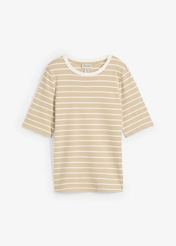 T-shirt in puro cotone biologico pesante, bonprix
