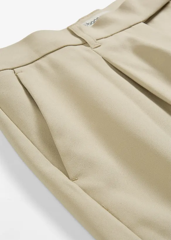 Pantaloni con pinces a vita alta, bonprix