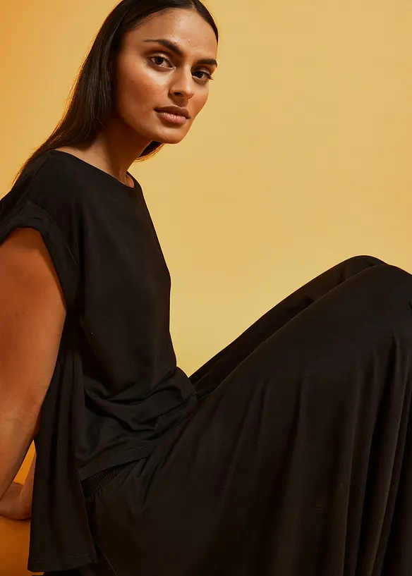 Maglia oversize in viscosa fluente, bonprix