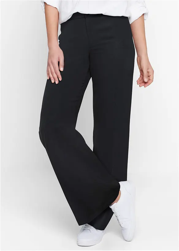 Pantaloni larghi comodi in vita, bonprix