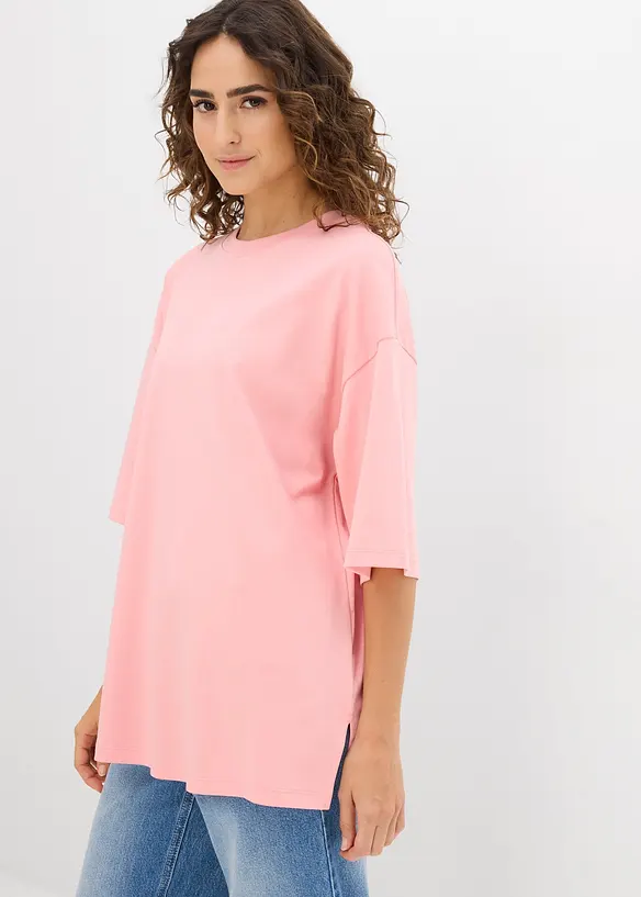 Maglia lunga in interlock, bonprix