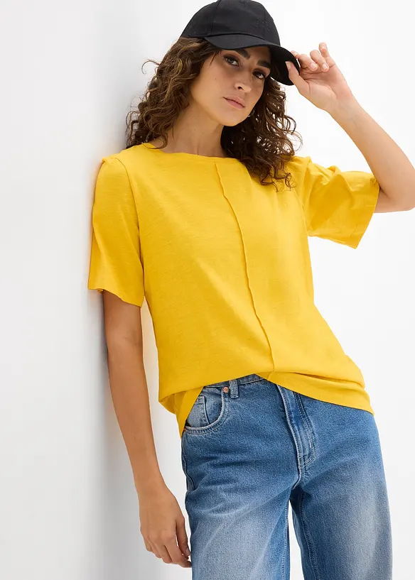 T-shirt in puro cotone, bonprix