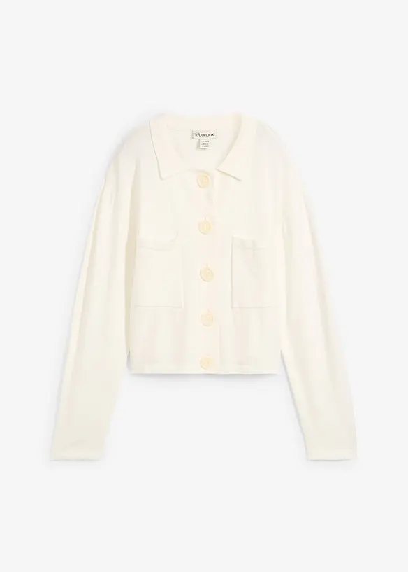 Cardigan corto in filato fine, bonprix