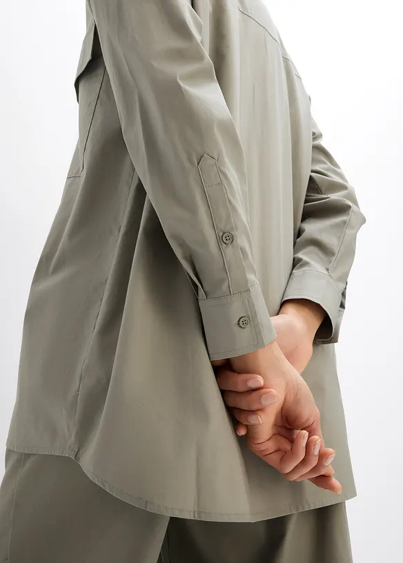 Camicetta lunga in puro cotone, bonprix