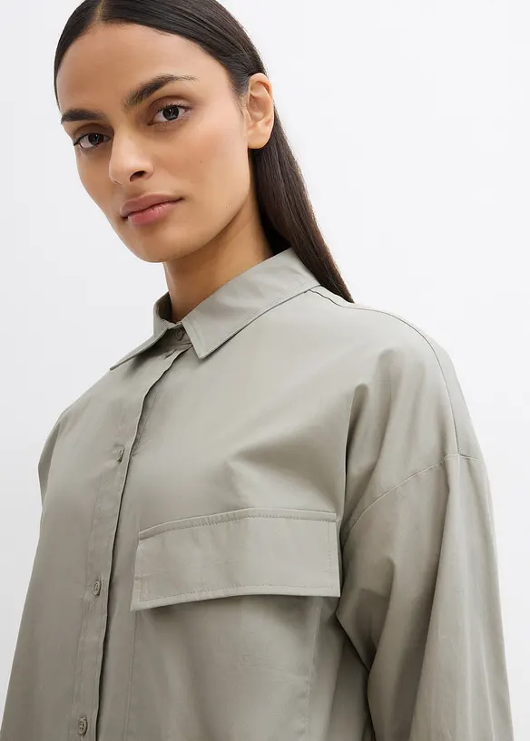 Camicetta lunga in puro cotone, bonprix