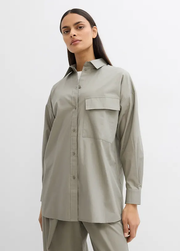 Camicetta lunga in puro cotone, bonprix