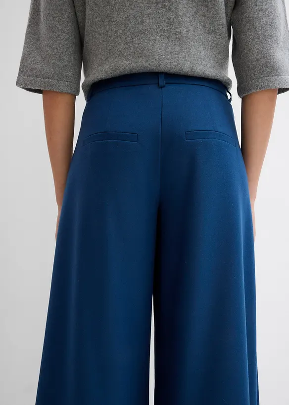 Pantaloni con pinces a vita alta in misto viscosa, bonprix