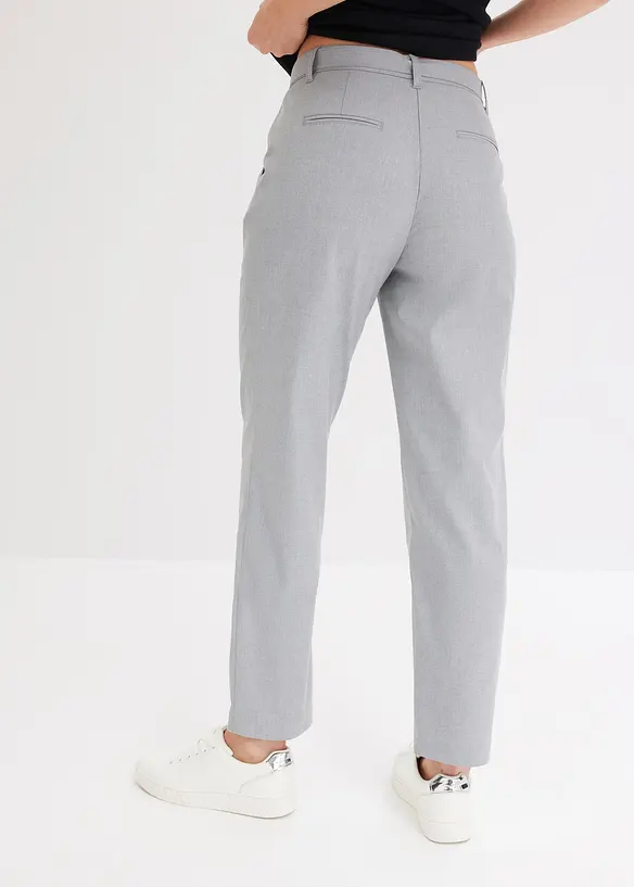 Pantaloni con pinces e cintura, bonprix