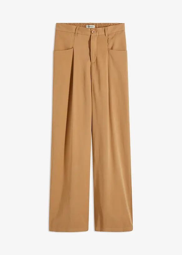 Pantaloni a palazzo con cinta comoda, bonprix