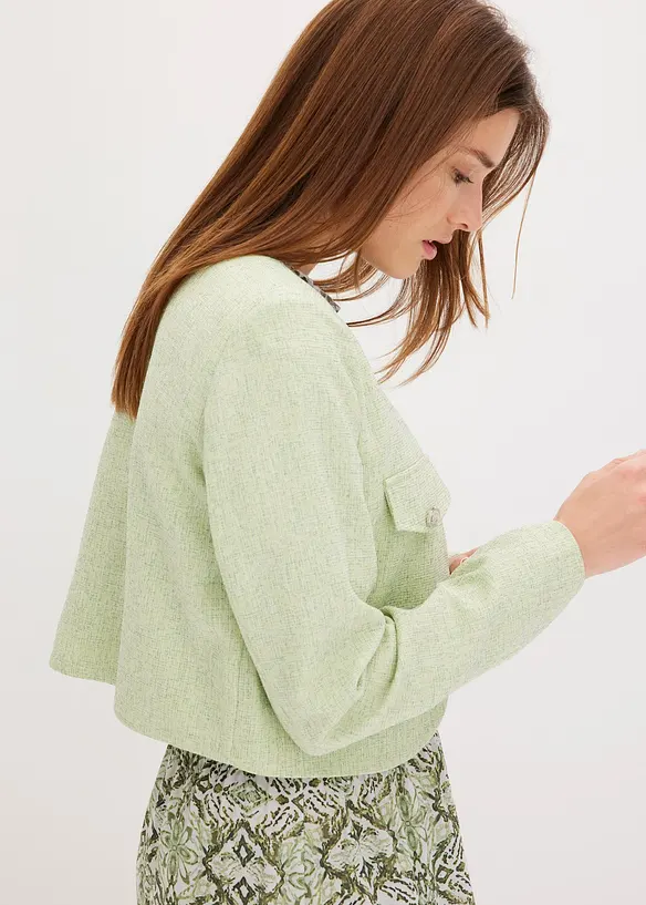 Blazer corto in boucl&eacute;, bonprix