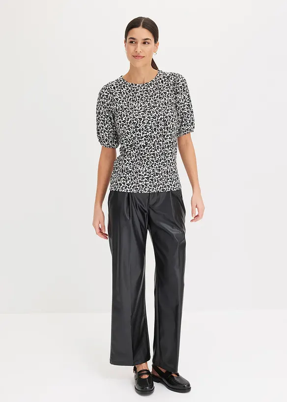 Pantaloni in similpelle, bonprix