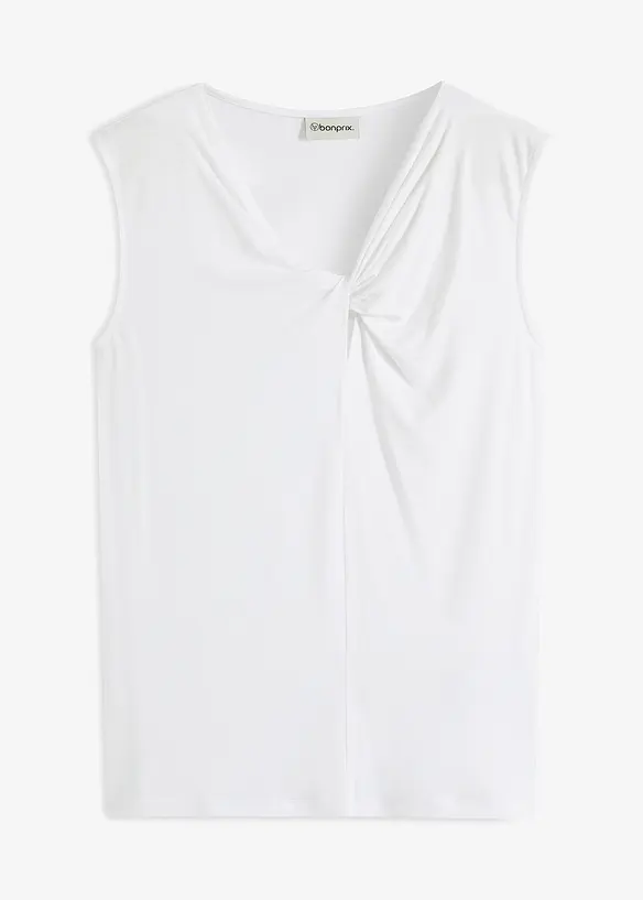 Top di jersey con twist, bonprix