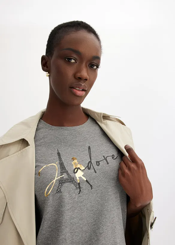 Maglia con stampa a tema Parigi, bonprix