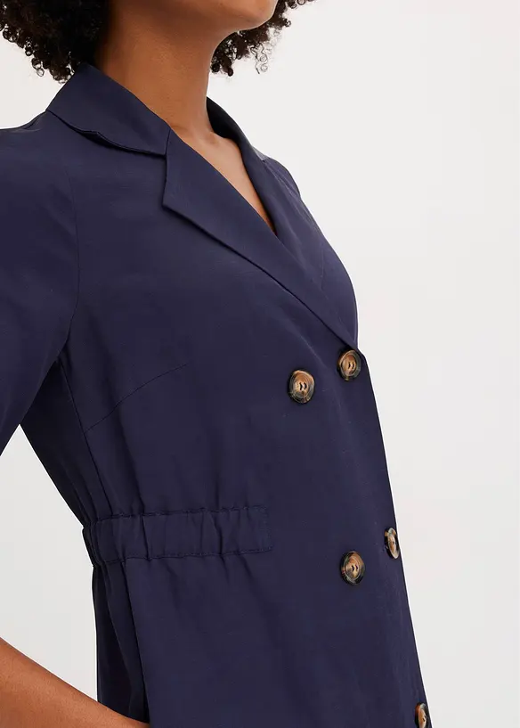 Abito in lyocell con collo a revers, bonprix
