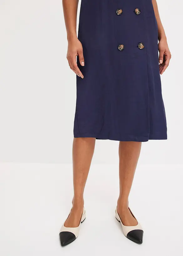Abito in lyocell con collo a revers, bonprix