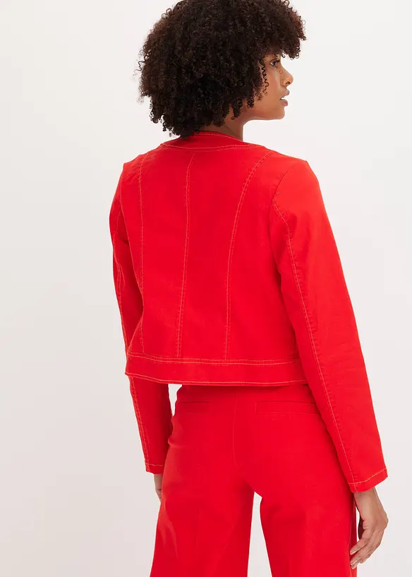 Giacca in twill con bottoni decorativi, bonprix