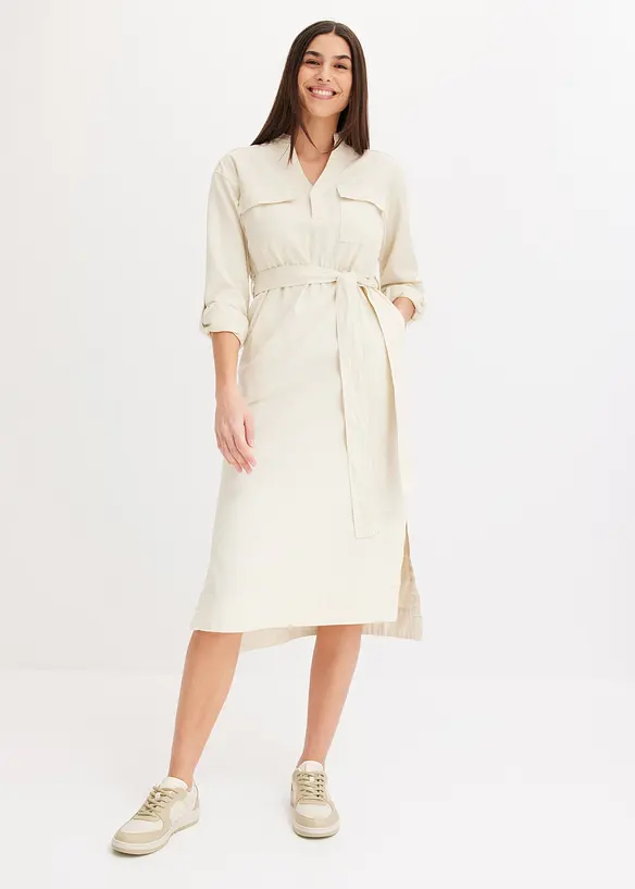 Abito chemisier in lunghezza midi, bonprix