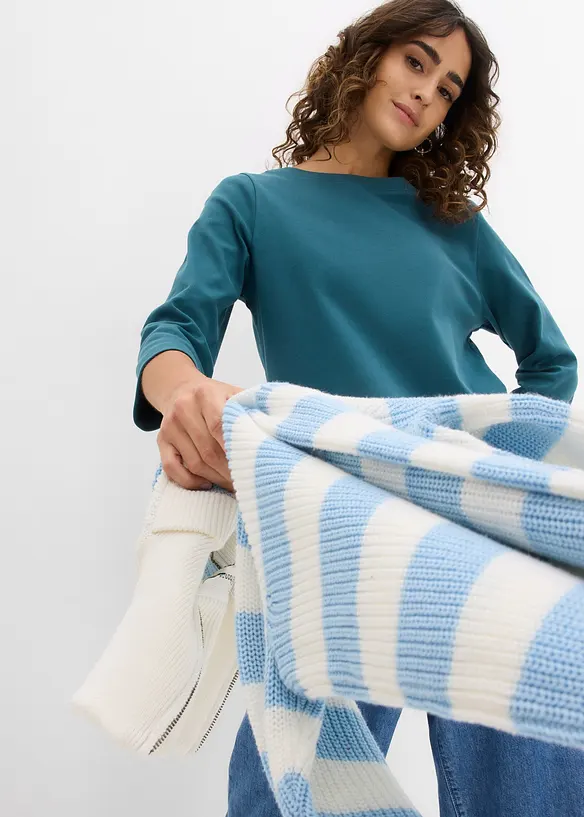 Maglia in puro cotone biologico pesante, bonprix