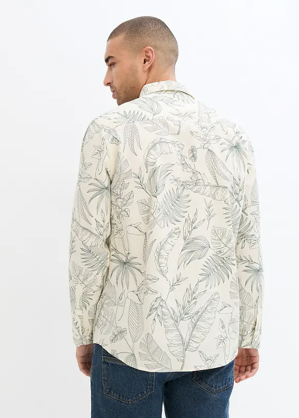 Camicia a maniche lunghe in cotone biologico, bonprix