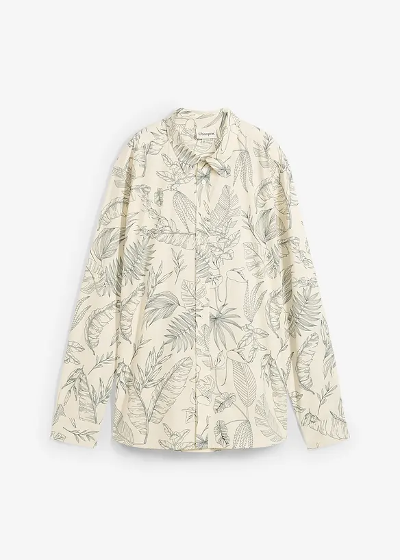 Camicia a maniche lunghe in cotone biologico, bonprix