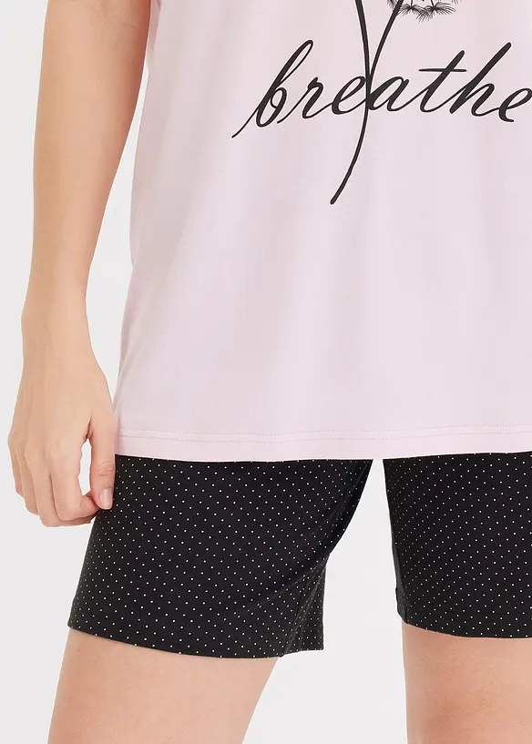 Pigiama estivo con pantaloncini corti, bonprix