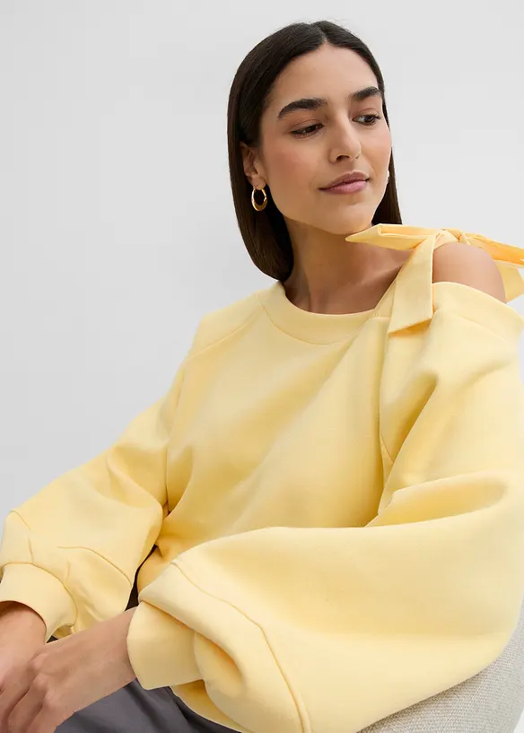 Felpa larga monospalla, bonprix