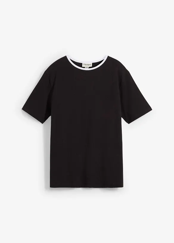 T-shirt con dettaglio a contrasto, bonprix