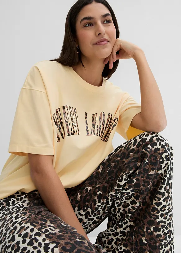 Maxi maglia in misto cotone morbido, bonprix