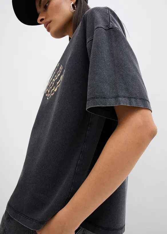 Maxi maglia in misto cotone morbido, bonprix