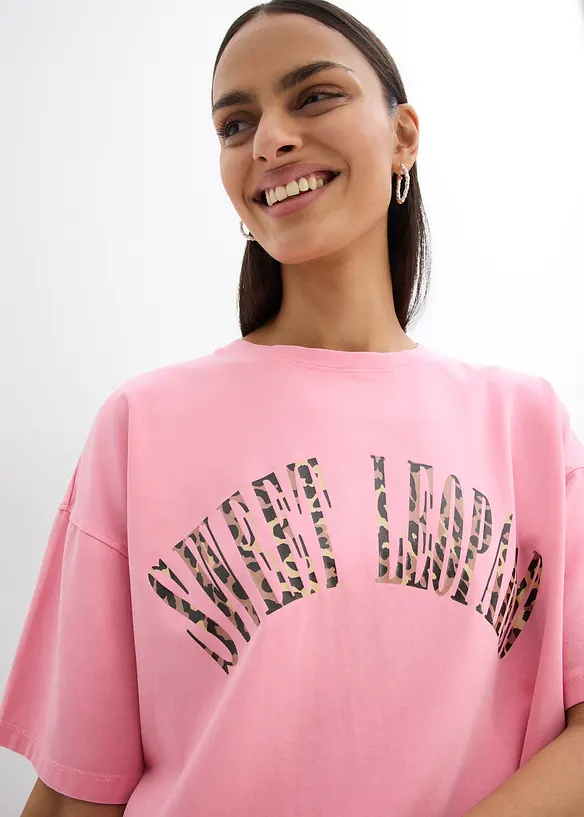 Maxi maglia in misto cotone morbido, bonprix