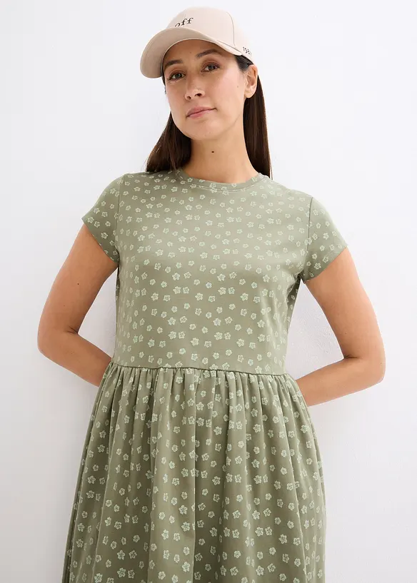 Abito in maglina di puro cotone, bonprix