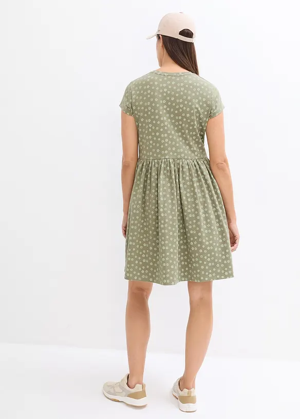 Abito in maglina di puro cotone, bonprix