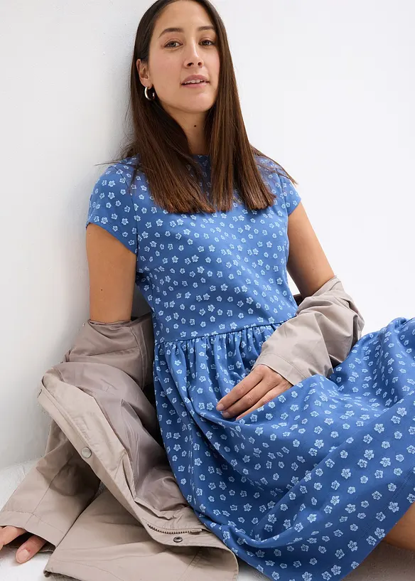 Abito in maglina di puro cotone, bonprix