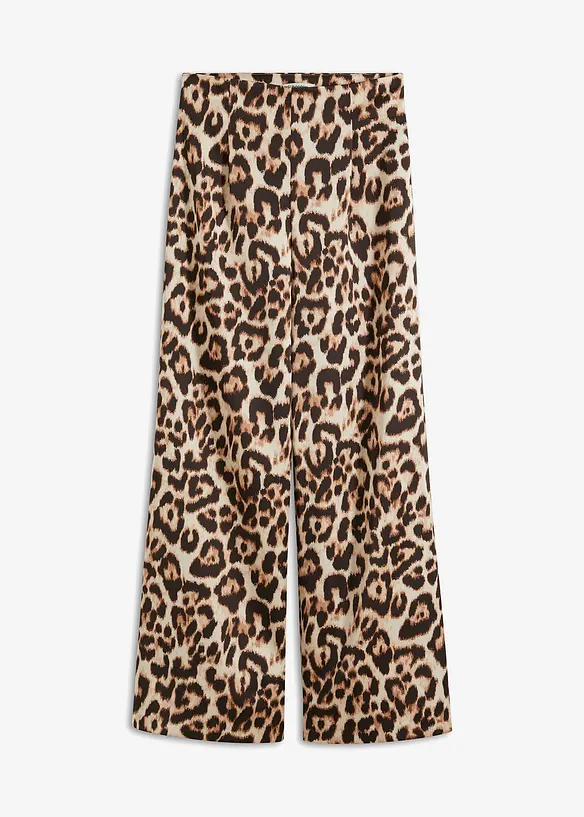 Pantaloni larghi in satin lucido, bonprix