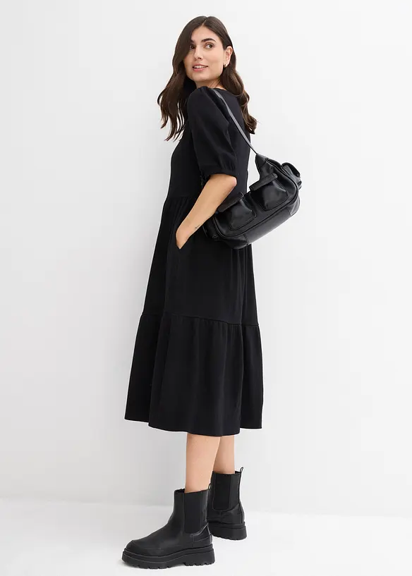 Abito in maglina di puro cotone, bonprix