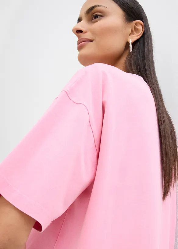 Maxi maglia in misto cotone morbido, bonprix