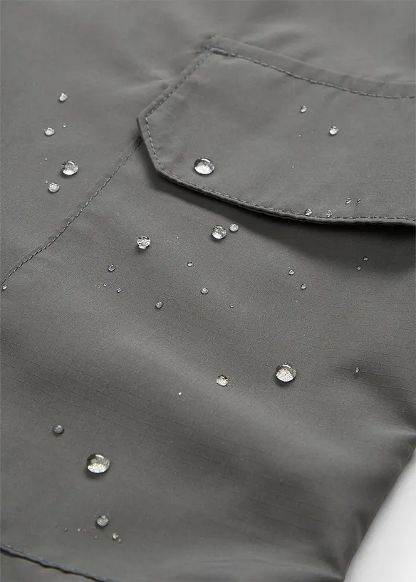 Pantaloni cargo con elastico in vita ultraleggeri, idrorepellenti con finitura Bionic, bonprix