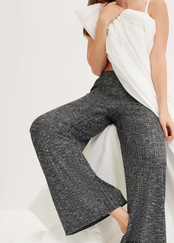 Tuta da casa oversize in  maglia a coste, bonprix