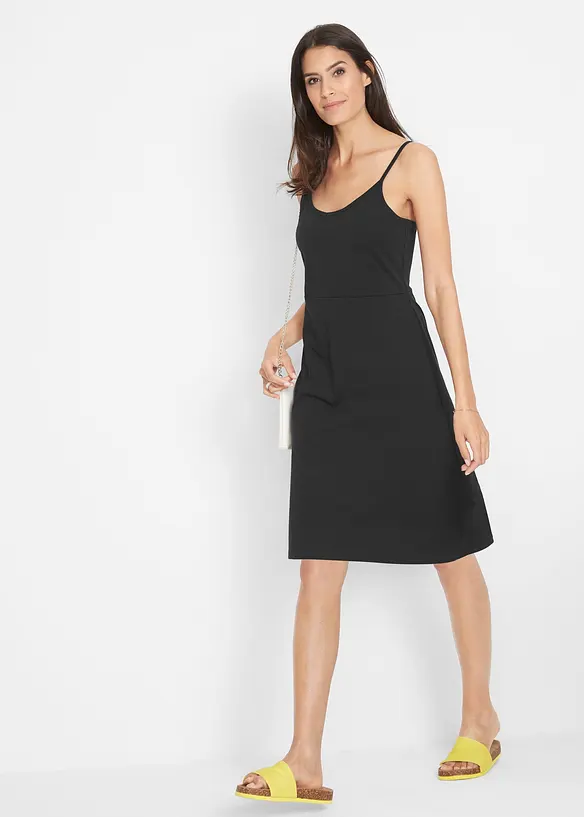 Abito in jersey di cotone biologico elasticizzato, bonprix