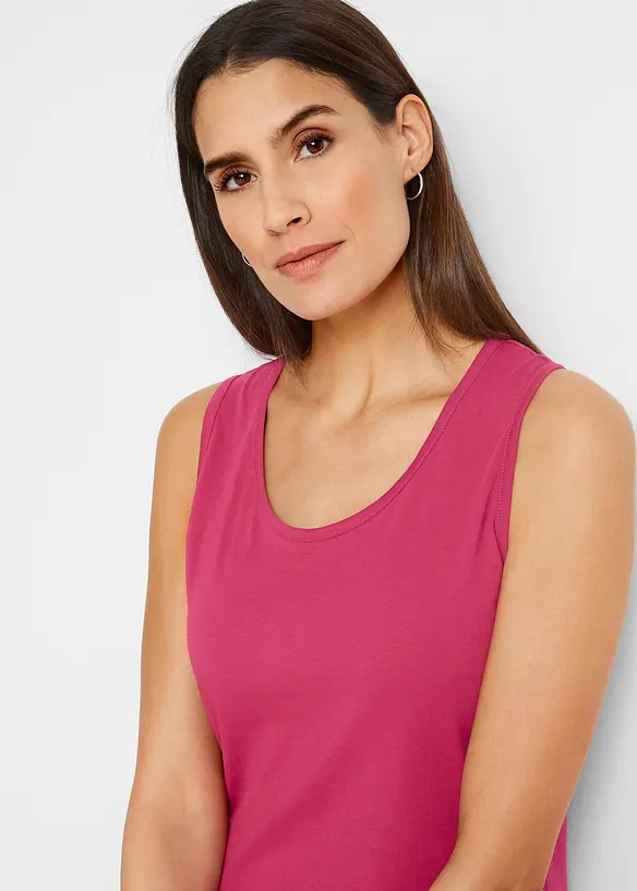 Abito lungo in puro cotone (pacco da 2), bonprix