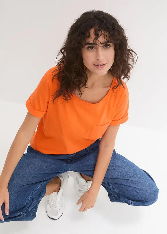 T-shirt in puro cotone biologico, bonprix