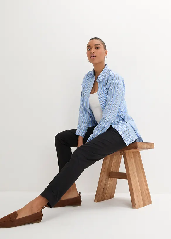 Pantaloni chino alla caviglia in cotone, bonprix