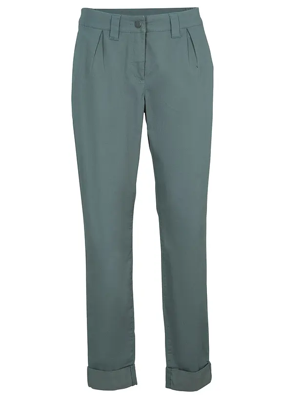 Pantaloni chino alla caviglia in cotone, bonprix