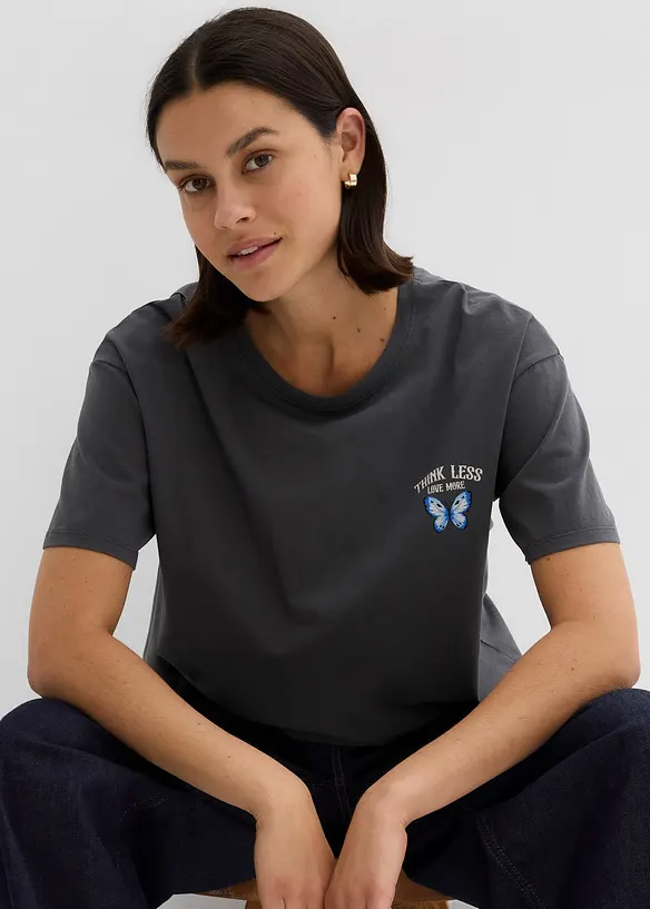 T-shirt in puro cotone biologico, bonprix